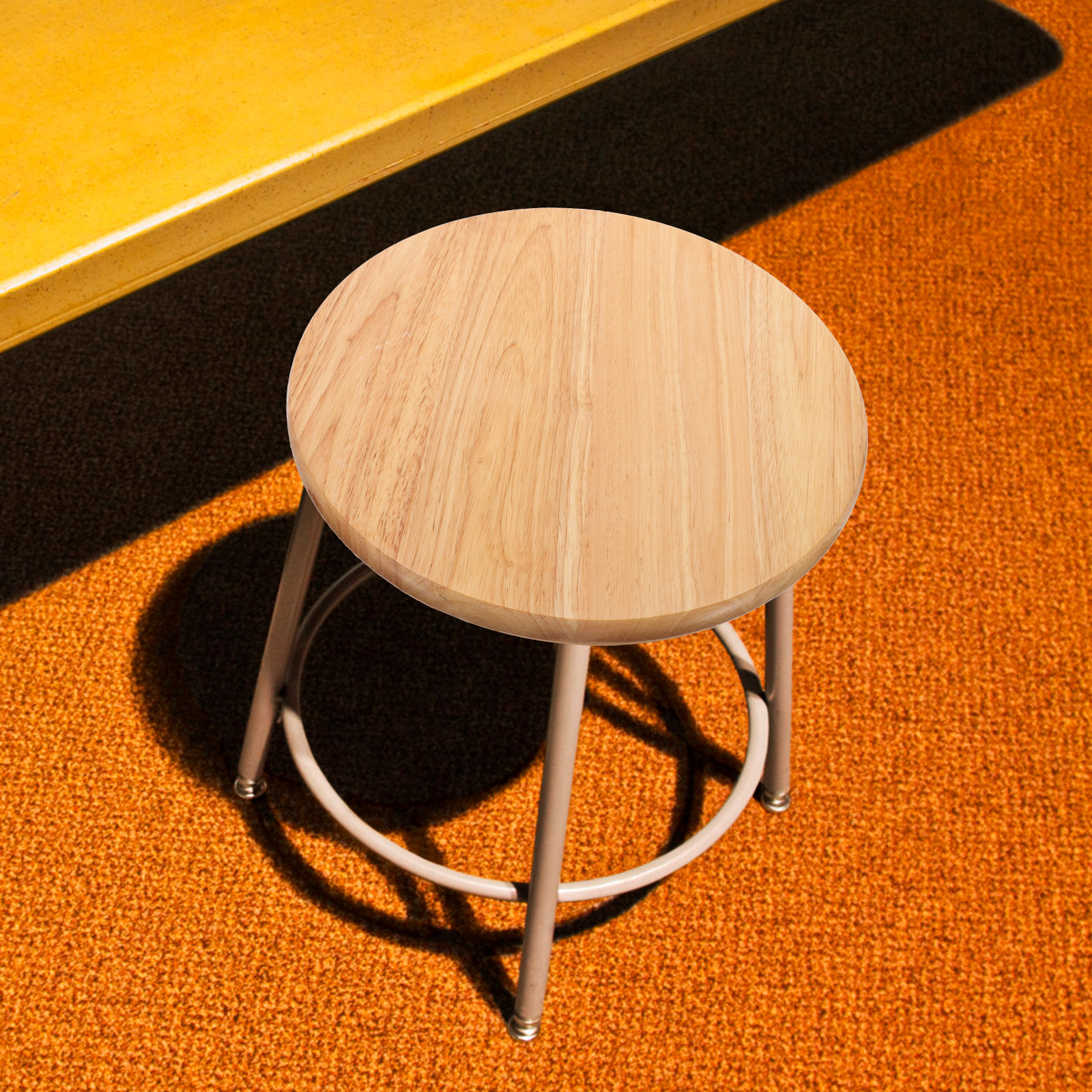 Round Wooden Bar Stool Seat Re - Home Bar Seating 评论和价格