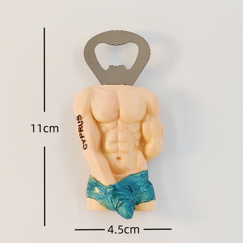 3d Muscle Man Magnetic Bottle  - Home Bar And Fridge 评论和价格