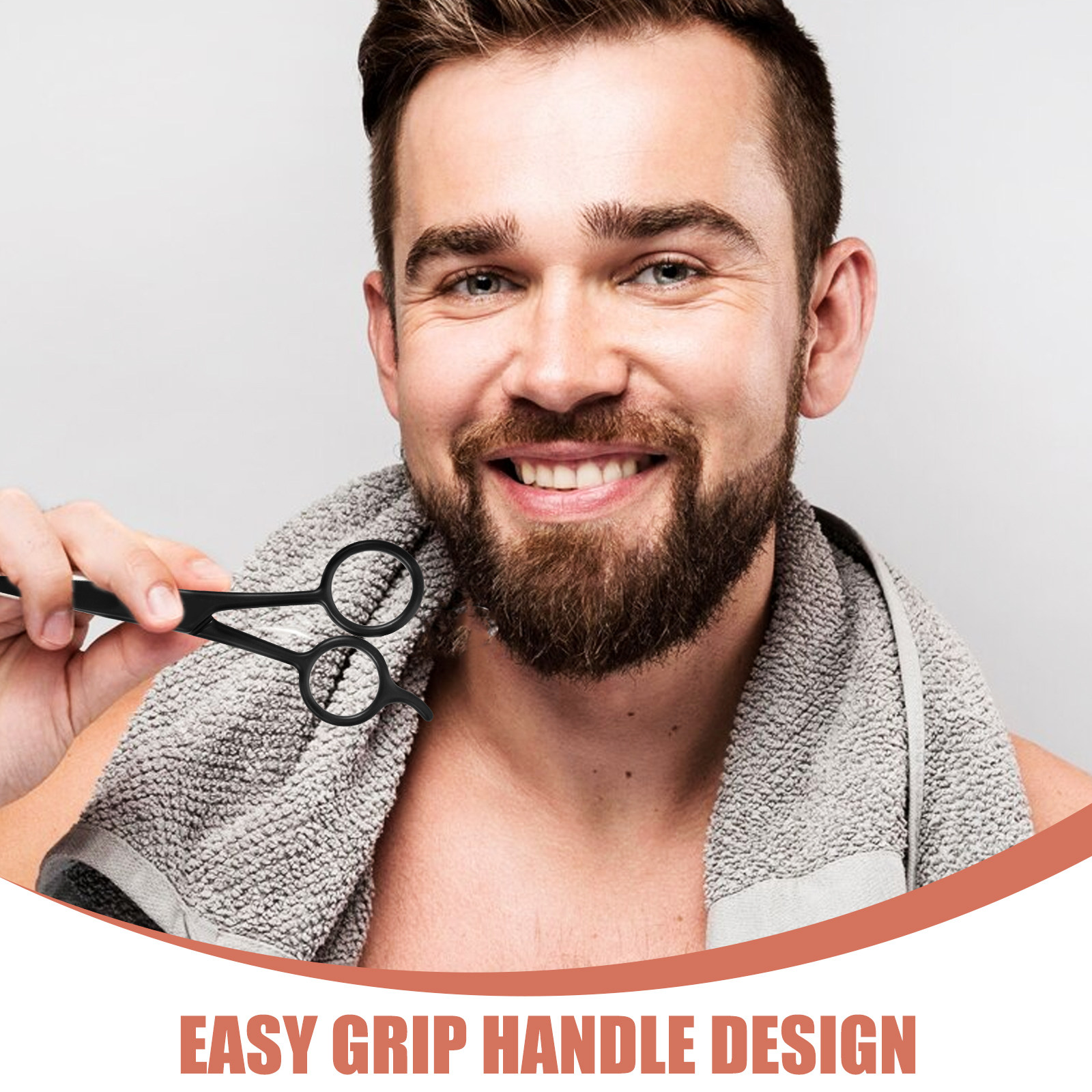 1Set Beard Shears Kit Stainles - Home Barber 评论和价格