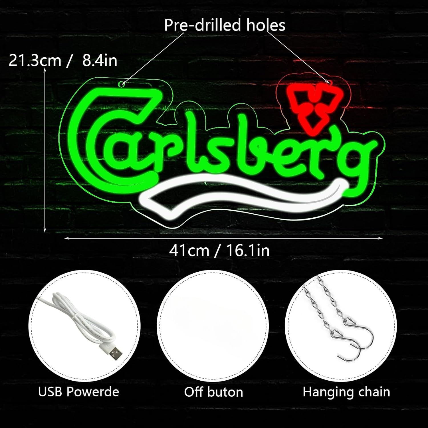 Beer Neon Sign Business USB Le - Home Bar Signs 评论和价格