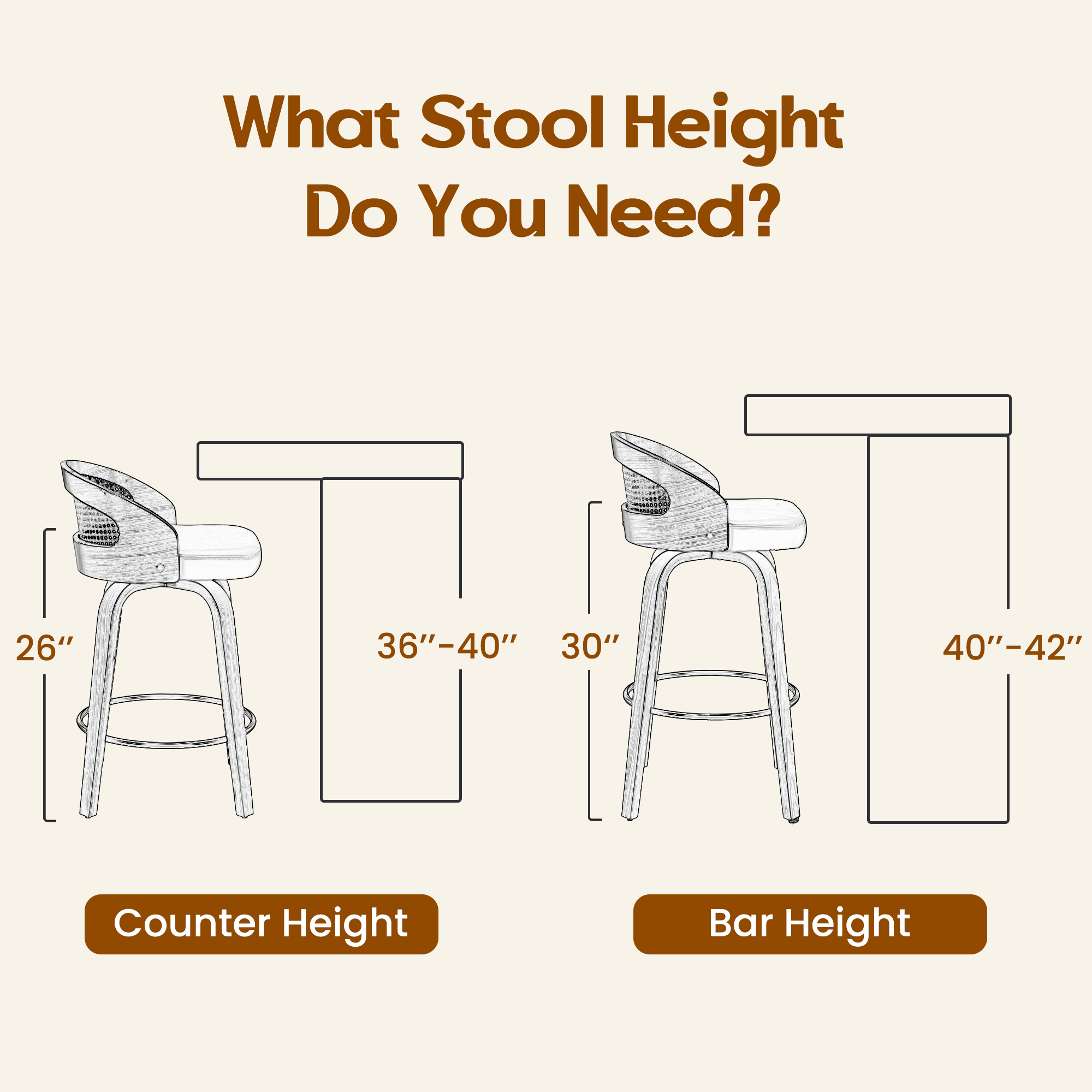 Set of 2 Swivel Bar Stools, Mo - Home Bar Lounge 评论和价格