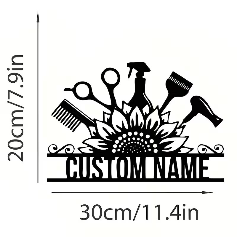 Custom Hair Stylist metal Name - Home Barber 评论和价格