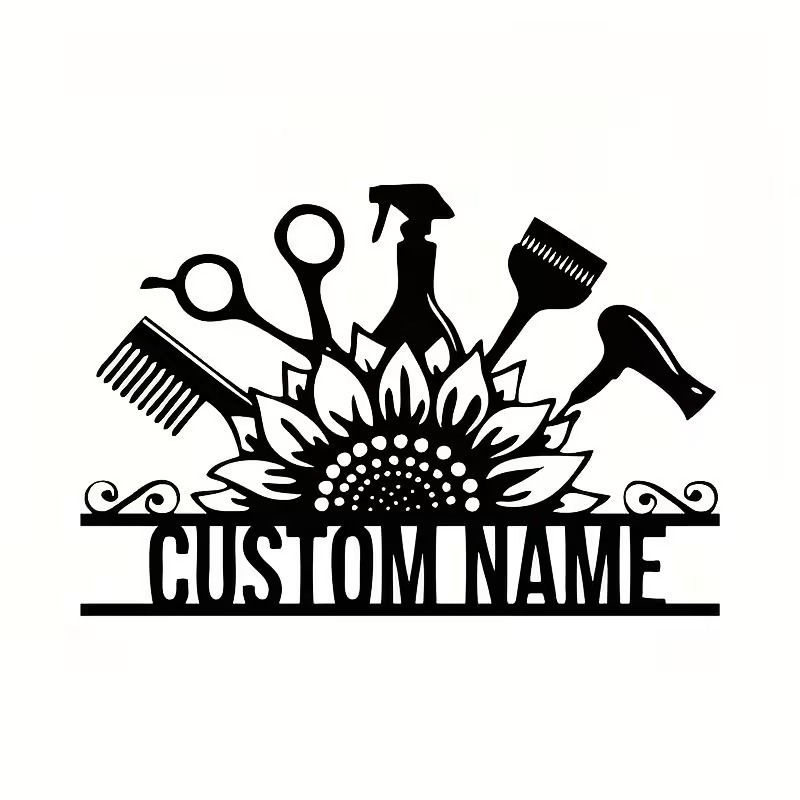 Custom Hair Stylist metal Name - Home Barber 评论和价格