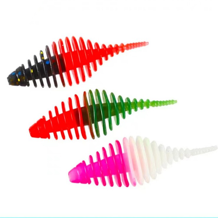 8PCS Soft Worm Fishing Lure Do - Jigger Double Sided 评论和价格