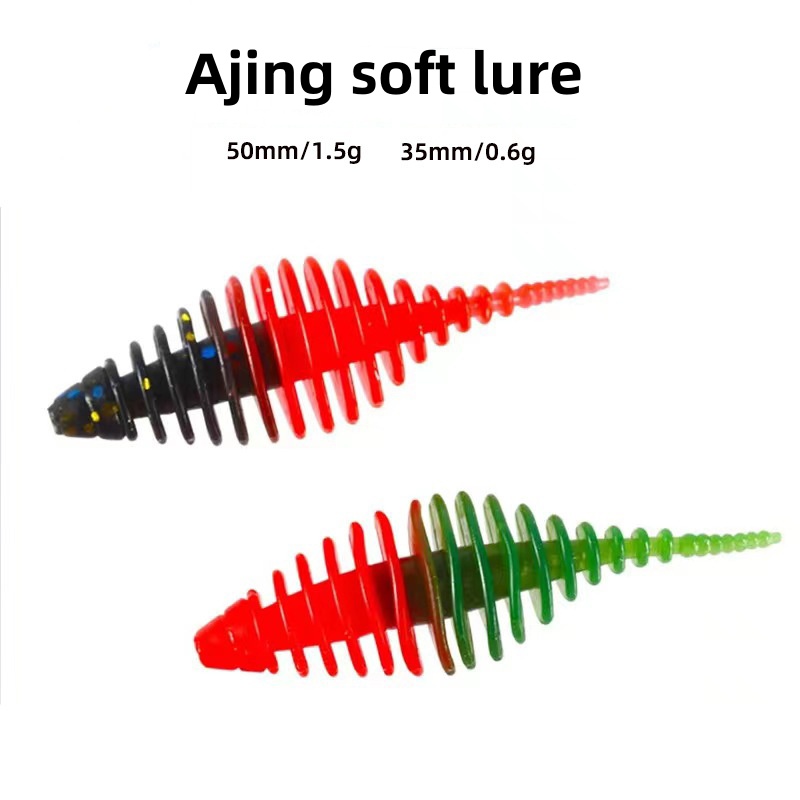 8PCS Soft Worm Fishing Lure Do - Jigger Double Sided 评论和价格