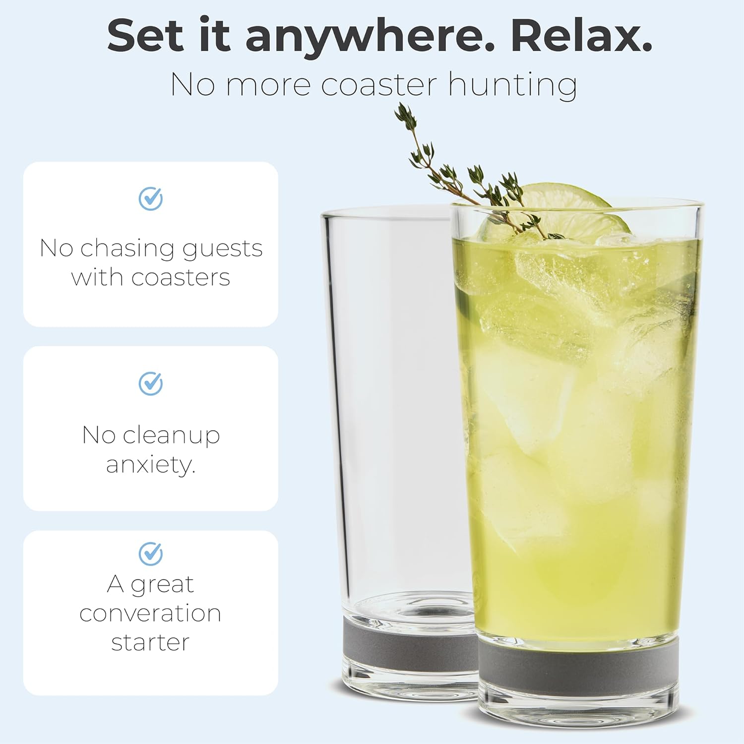 Highball Glass with Built-In S - Highball Glass Set 评论和价格