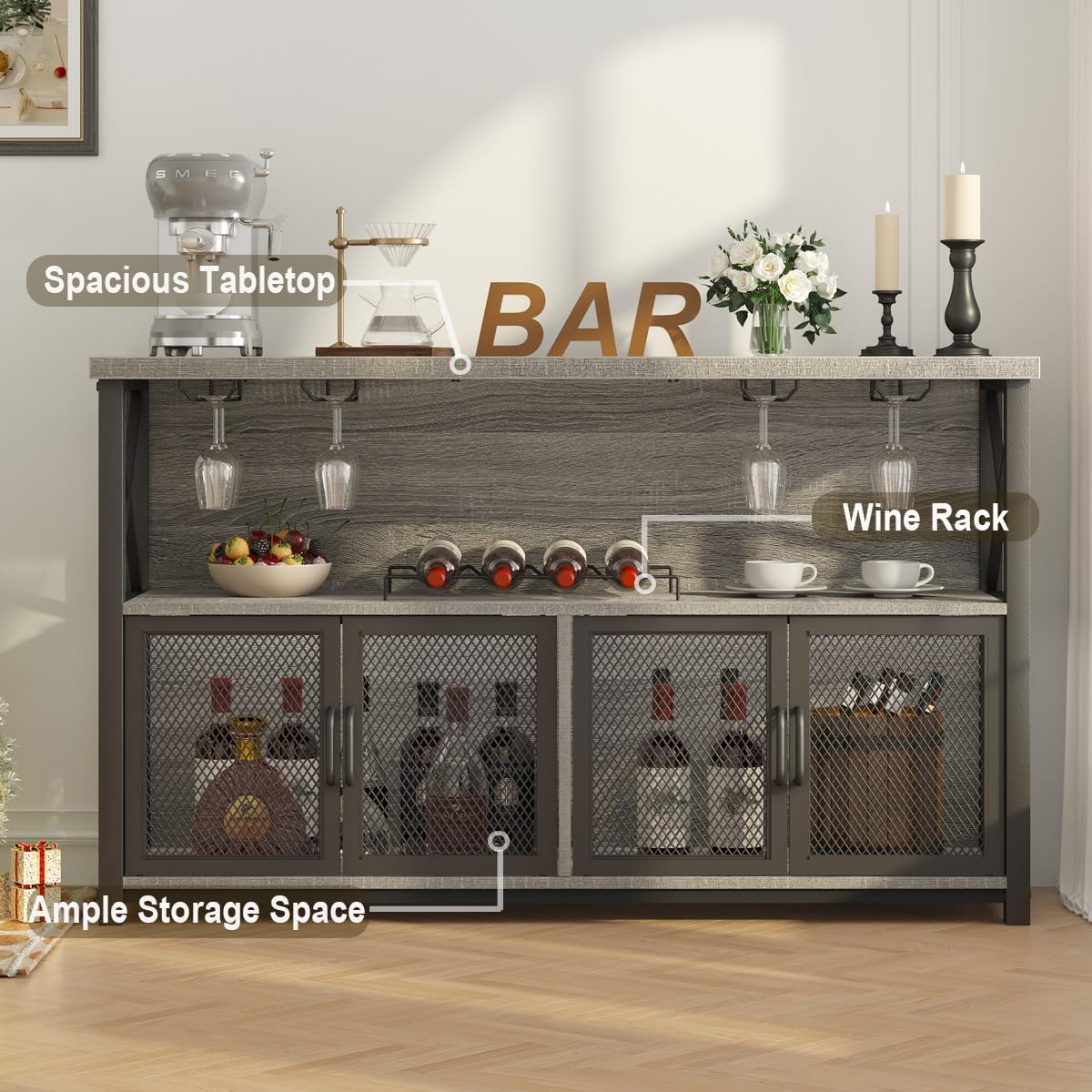 Liquor Home Bar Cabinet, Indus - Home Bar And Cabinet 评论和价格
