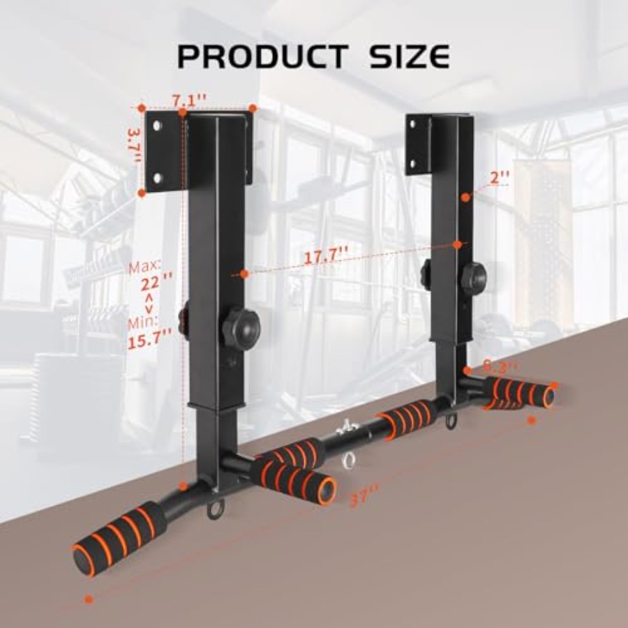 Wall Mounted Pull Up Bar for H - Home Bar And Gym 评论和价格