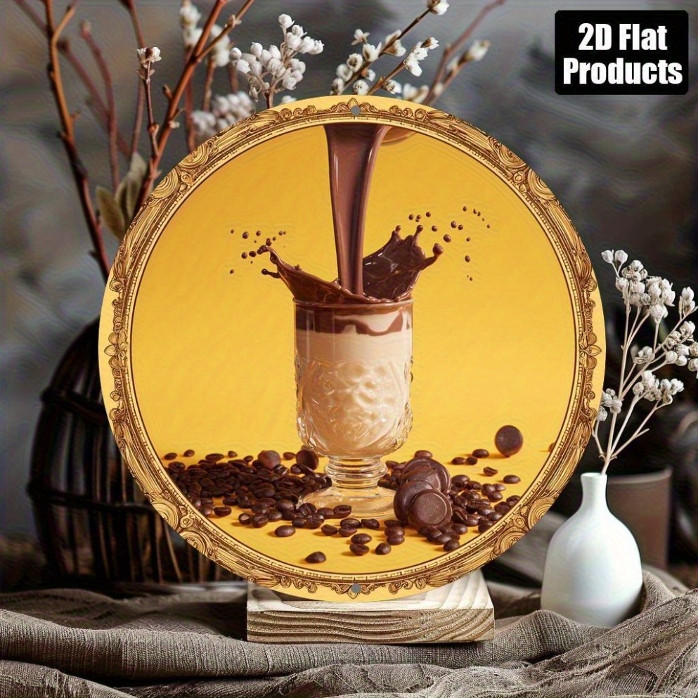 Vintage Coffee Bean Metal Sign - Home Bar And Coffee 评论和价格