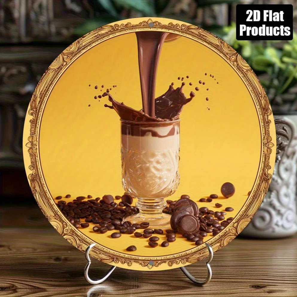 Vintage Coffee Bean Metal Sign - Home Bar And Coffee 评论和价格