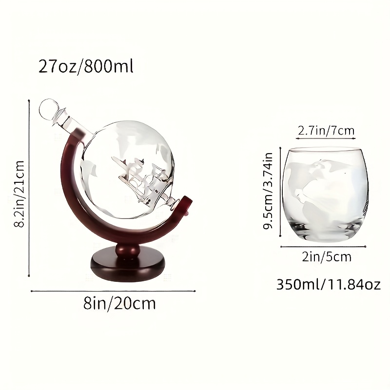 Whiskey Decanter Set for Men F - Decanter Globe Set 评论和价格