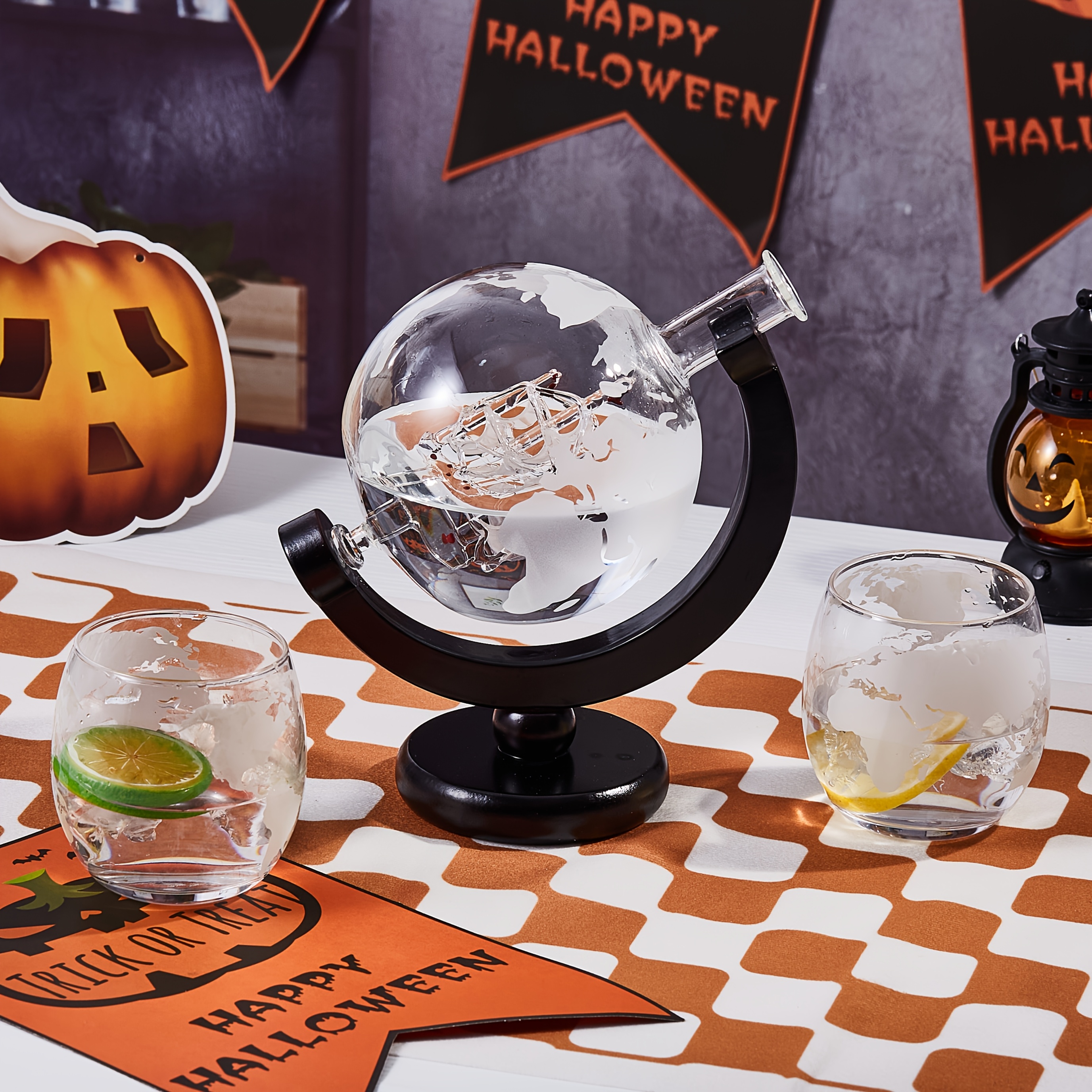 Whiskey Decanter Set for Men F - Decanter Globe Set 评论和价格