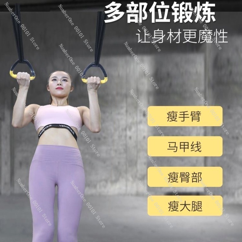 Gymnastic Rings Fitness Pull-U - Home Bar Setup Kit 评论和价格