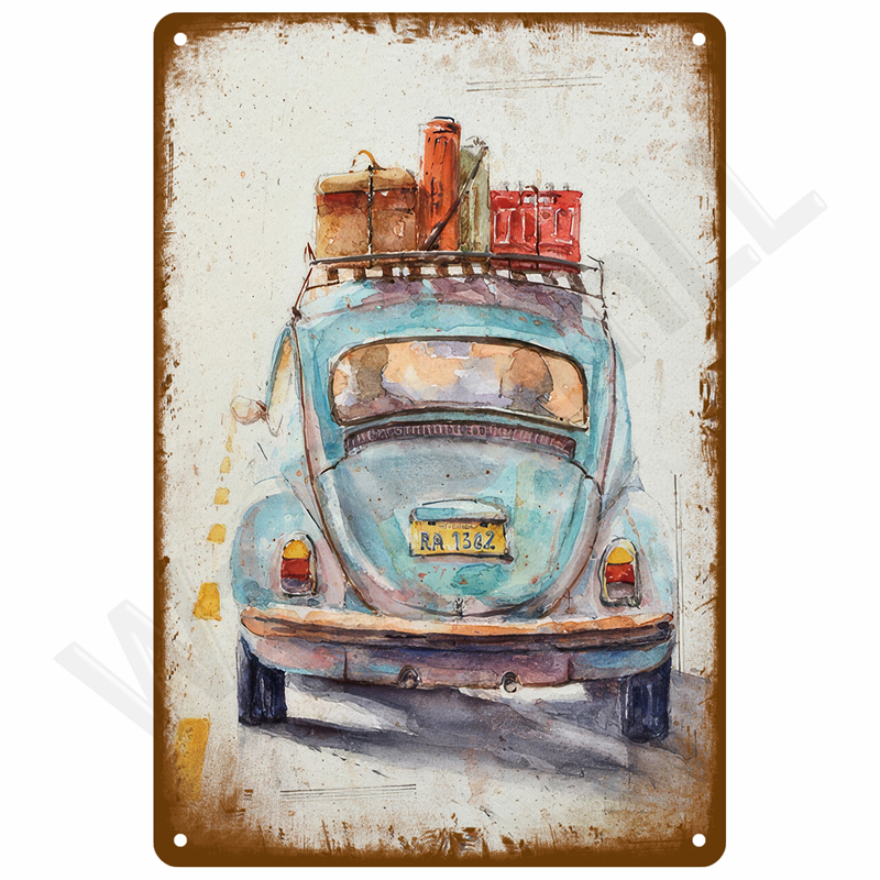 Vintage Metal Plate Tin Sign P - Home Bar Accessories 评论和价格