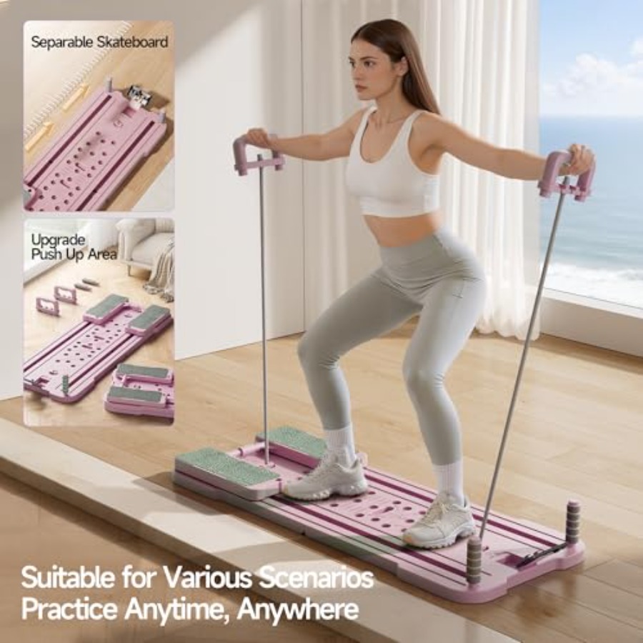 7-in-1 Foldable Pilates Board  - Home Bar Setup Kit 评论和价格