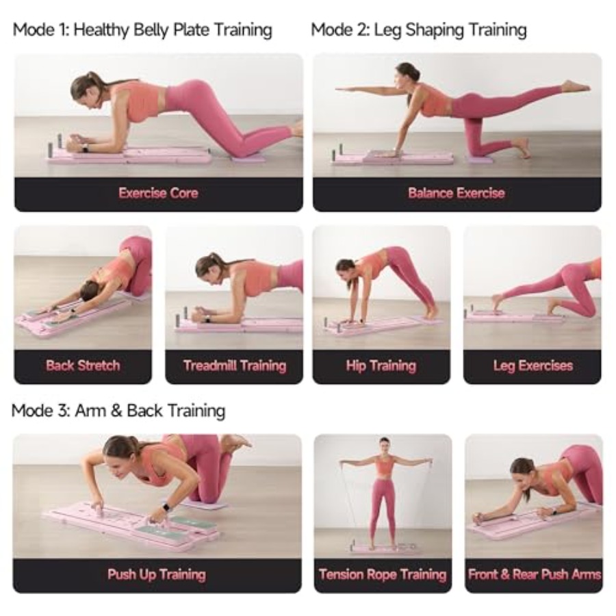 7-in-1 Foldable Pilates Board  - Home Bar Setup Kit 评论和价格