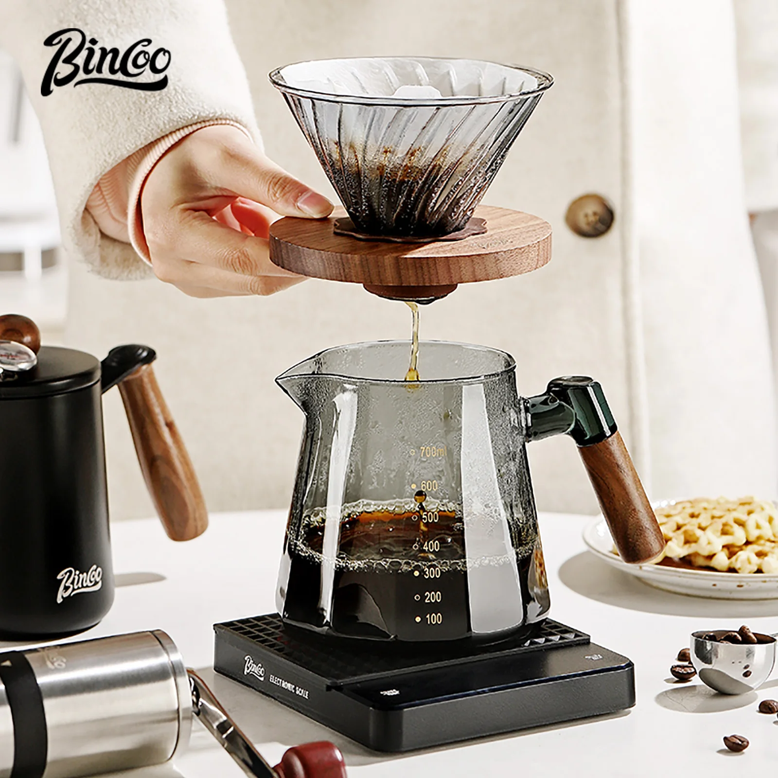 Bincoo 800ml Barista Pour Over - Home Barista 评论和价格