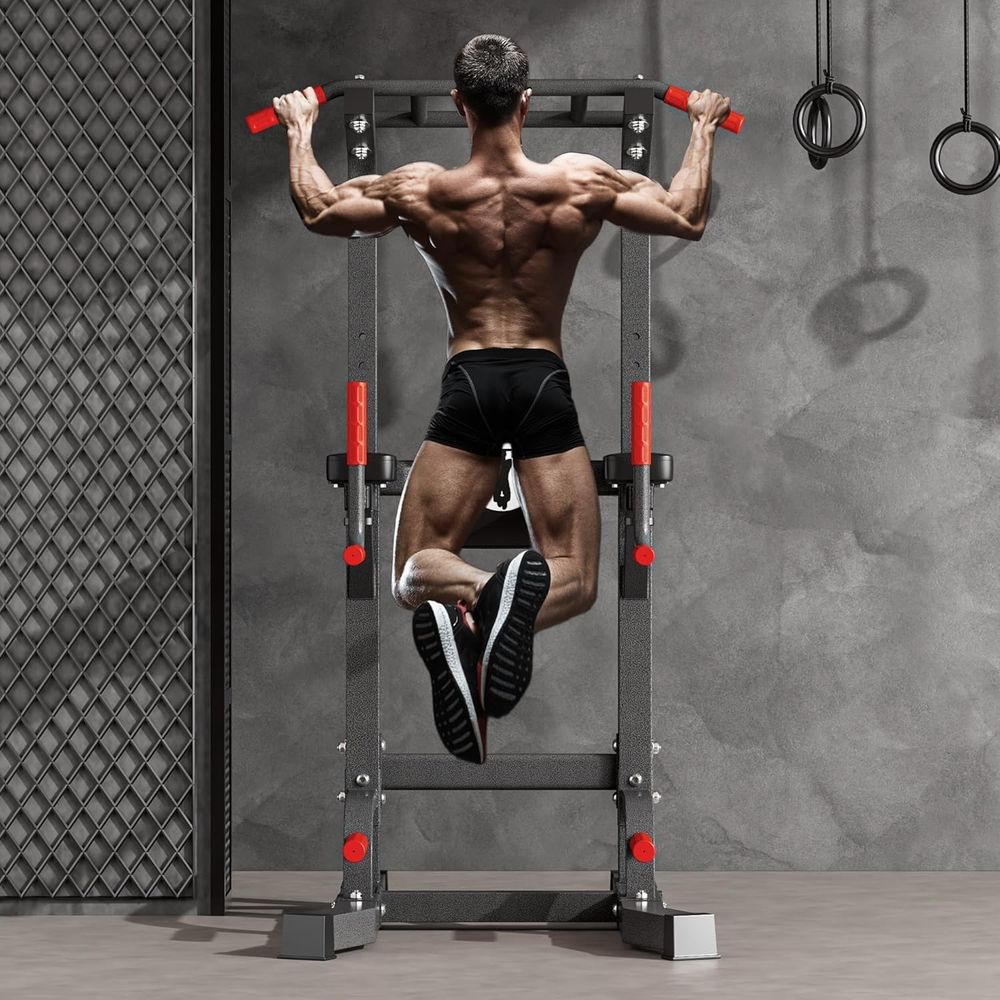 Power Tower Pull Up Bar Dip St - Home Bar And Gym 评论和价格