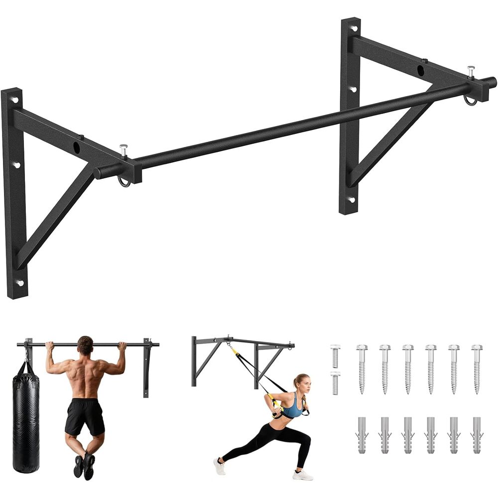 Home Gym Pull-Up Bar - Wall-Mo - Home Bar And Gym 评论和价格