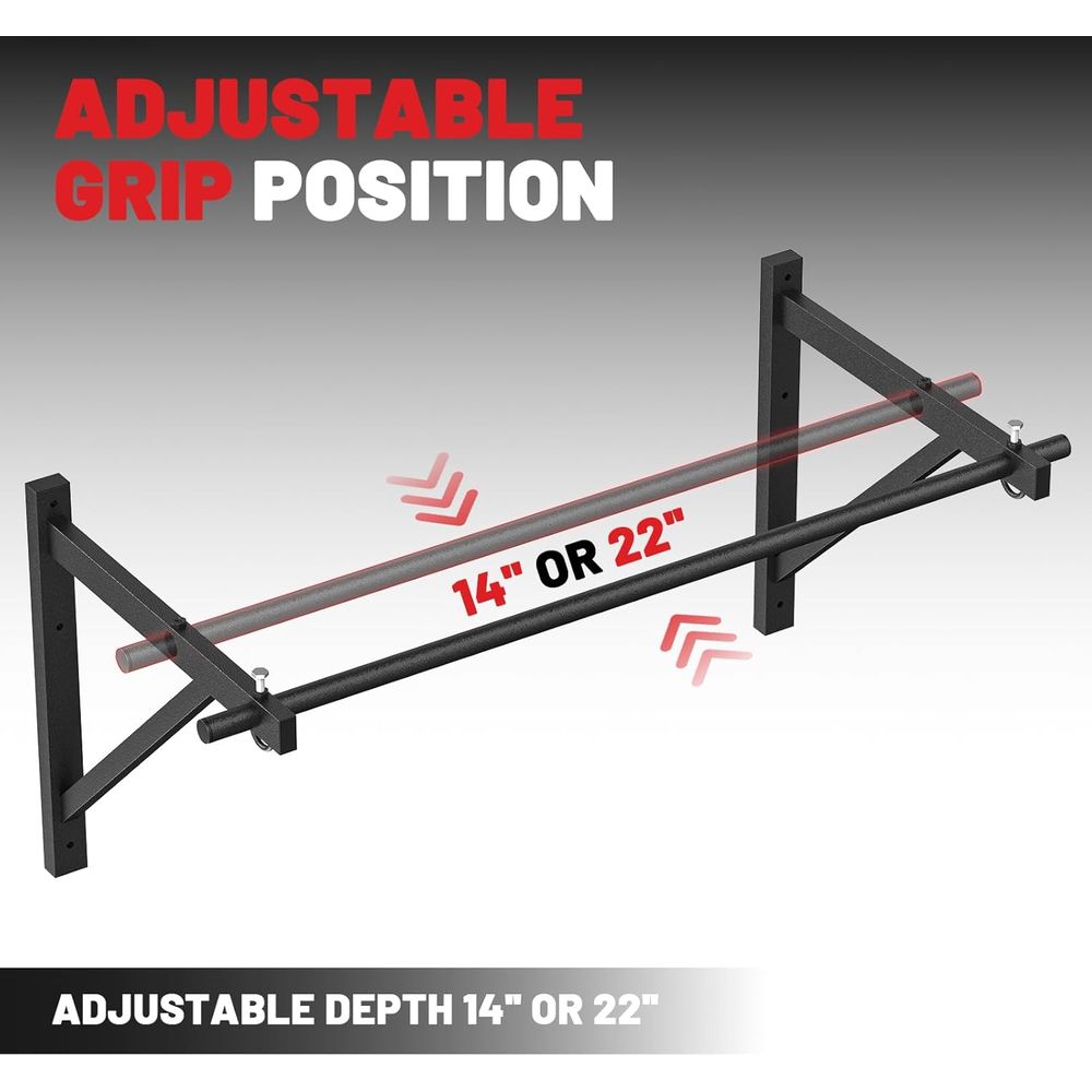 Home Gym Pull-Up Bar - Wall-Mo - Home Bar And Gym 评论和价格