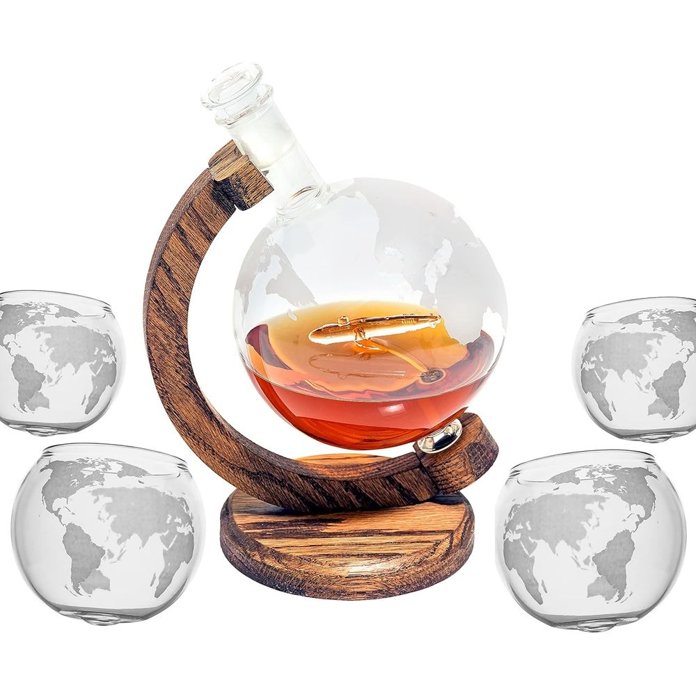 Submarine Decanter Set, Globe  - Decanter Globe Set 评论和价格