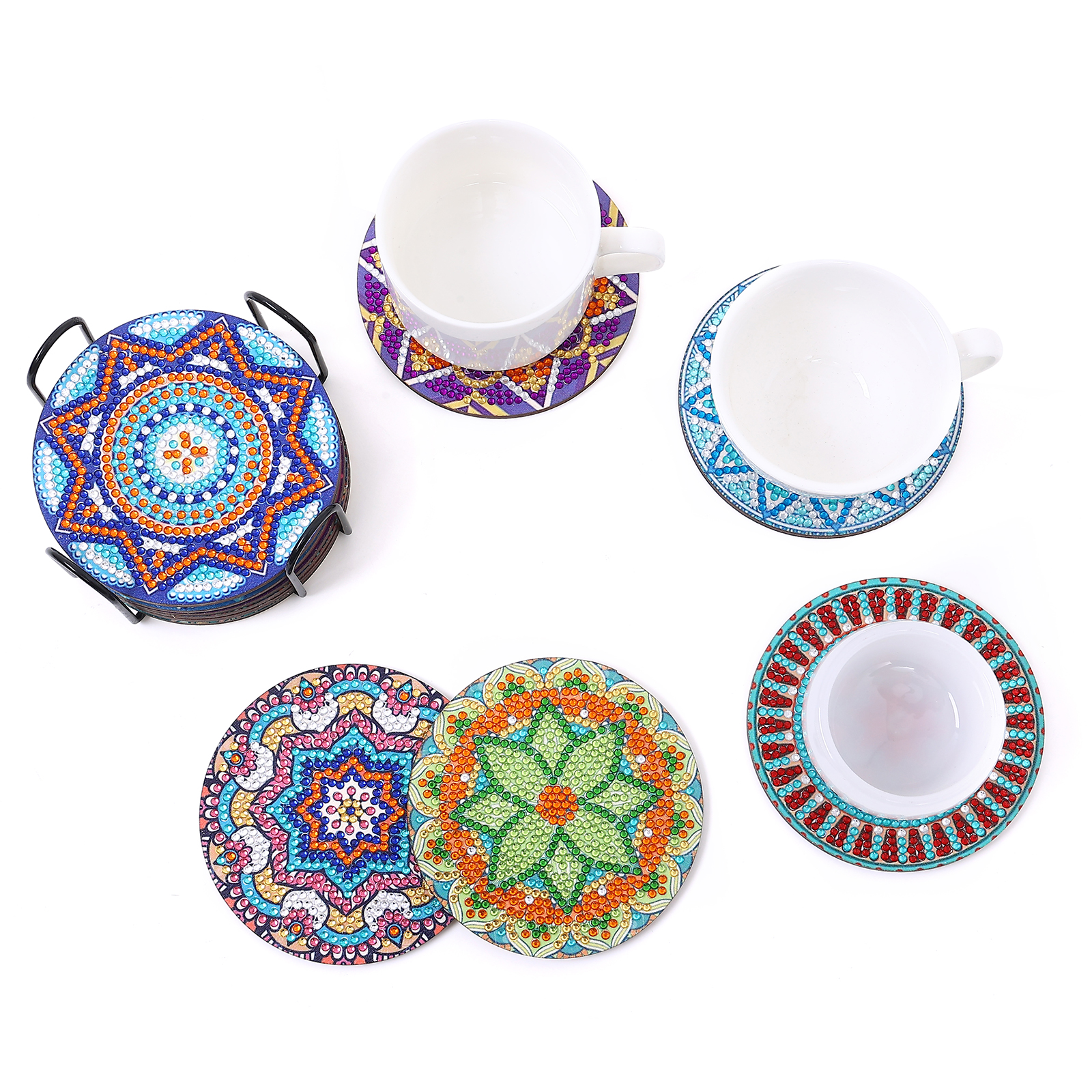 12Piece Manda Floral Pattern C - Home Barista 评论和价格