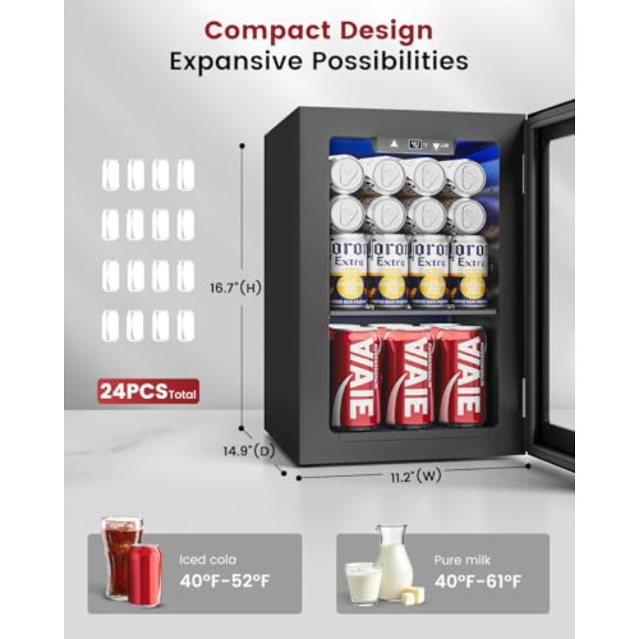 Beverage refrigerator for offi - Home Bar And Fridge 评论和价格