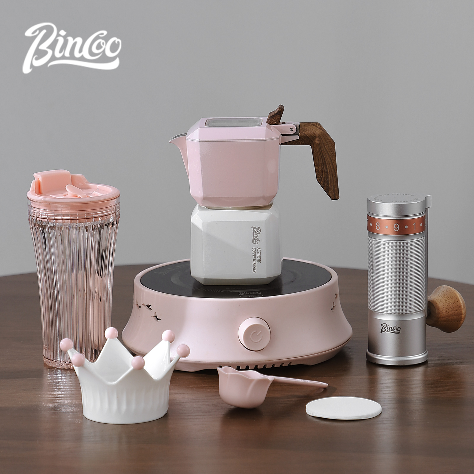 BINCOO Dual Valve Moka Pot Squ - Home Barista 评论和价格