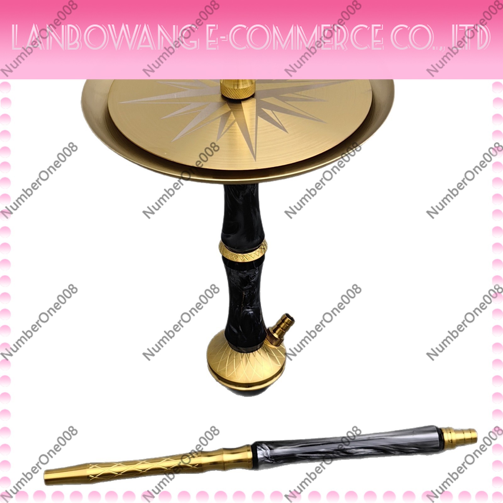 Stainless Steel Hookah Set Pea - Home Bar Lounge 评论和价格