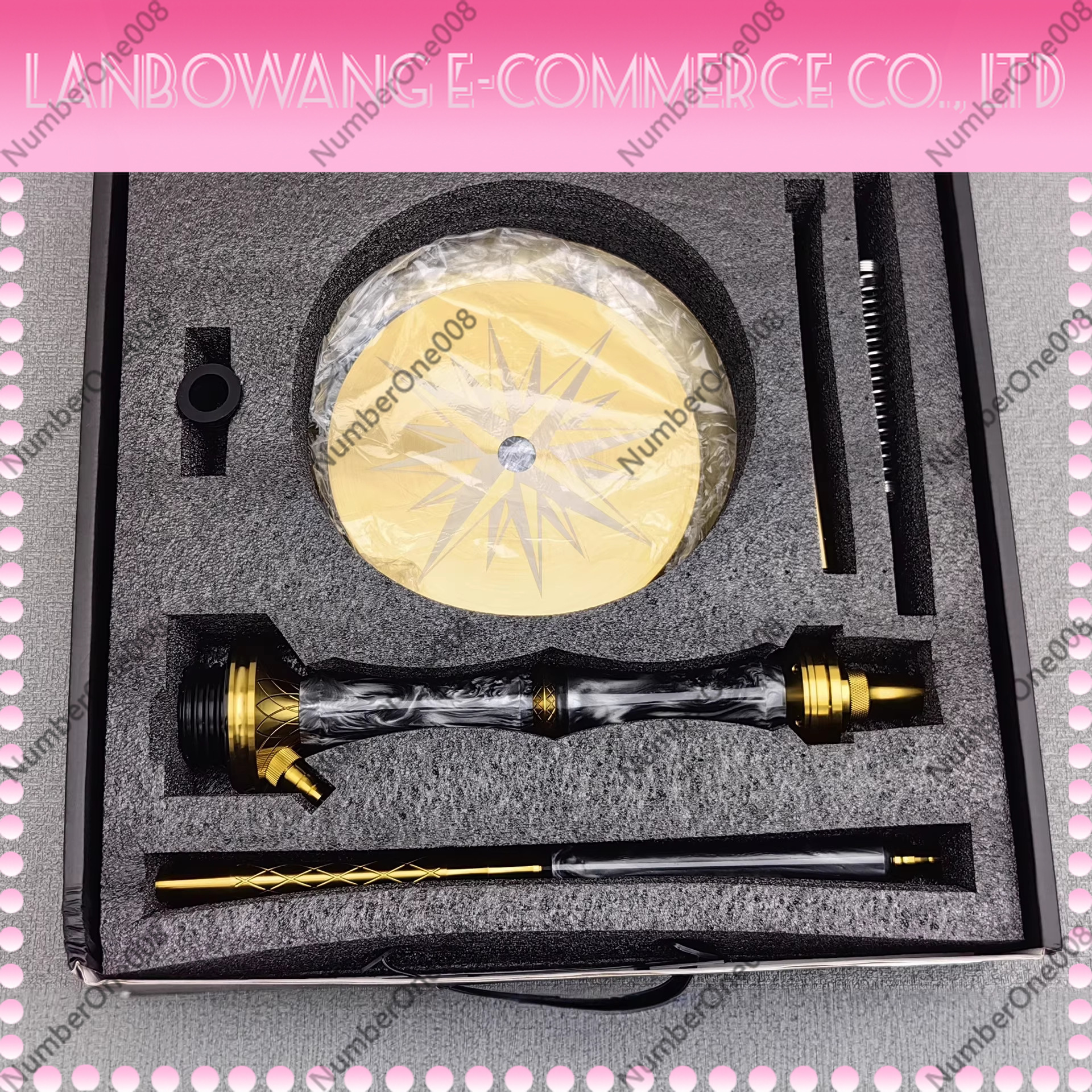 Stainless Steel Hookah Set Pea - Home Bar Lounge 评论和价格