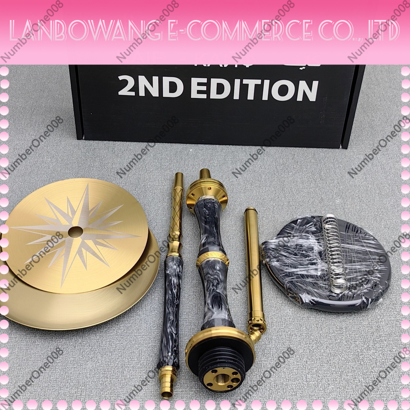Stainless Steel Hookah Set Pea - Home Bar Lounge 评论和价格
