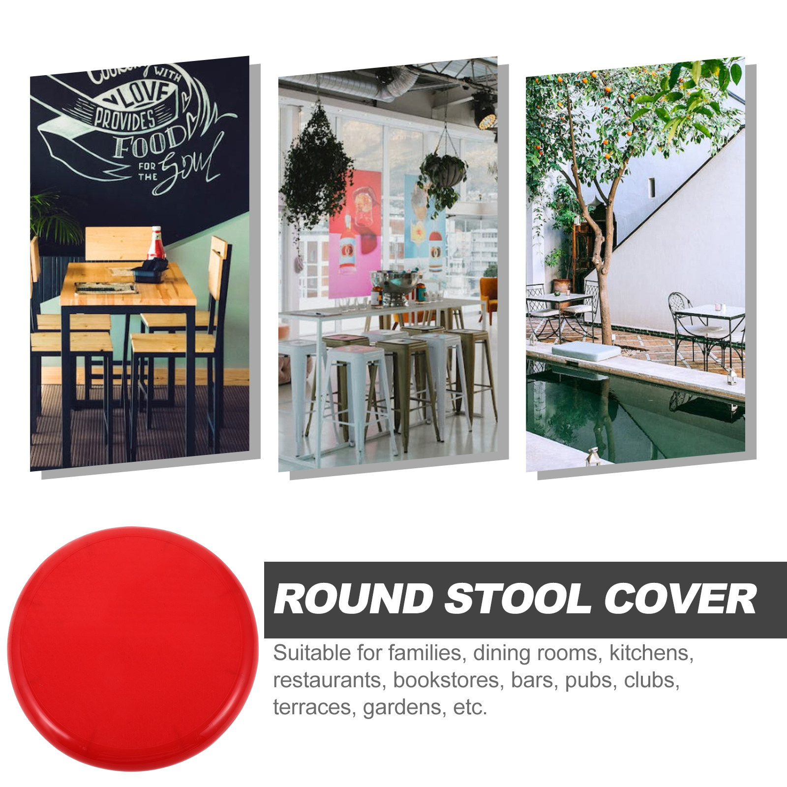 Plastic Round Stool Seating Pa - Home Bar Seating 评论和价格