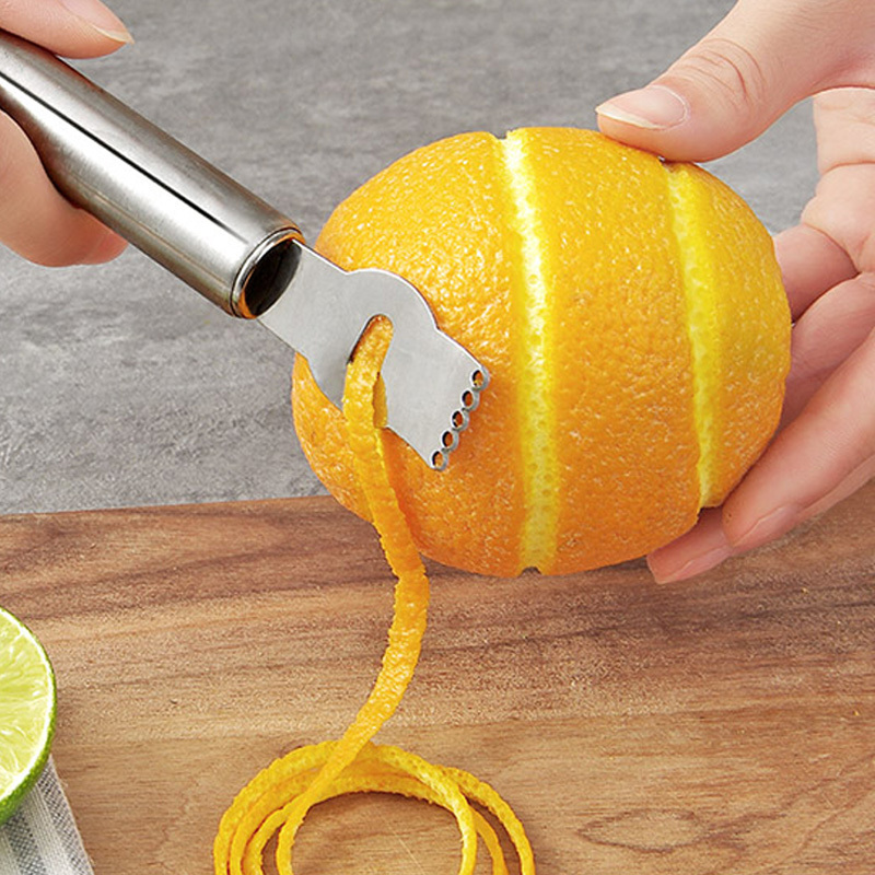 Orange Citrus Fruit Grater Pee - Peeler Channel Knife 评论和价格