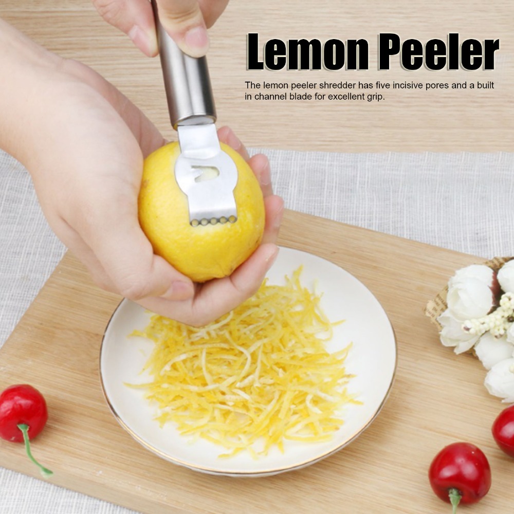 Stainless Steel Lemon Peeler S - Peeler Channel Knife 评论和价格