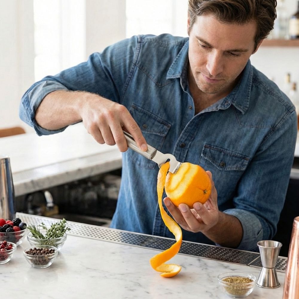 Stainless Steel Lemon Peeler S - Peeler Channel Knife 评论和价格