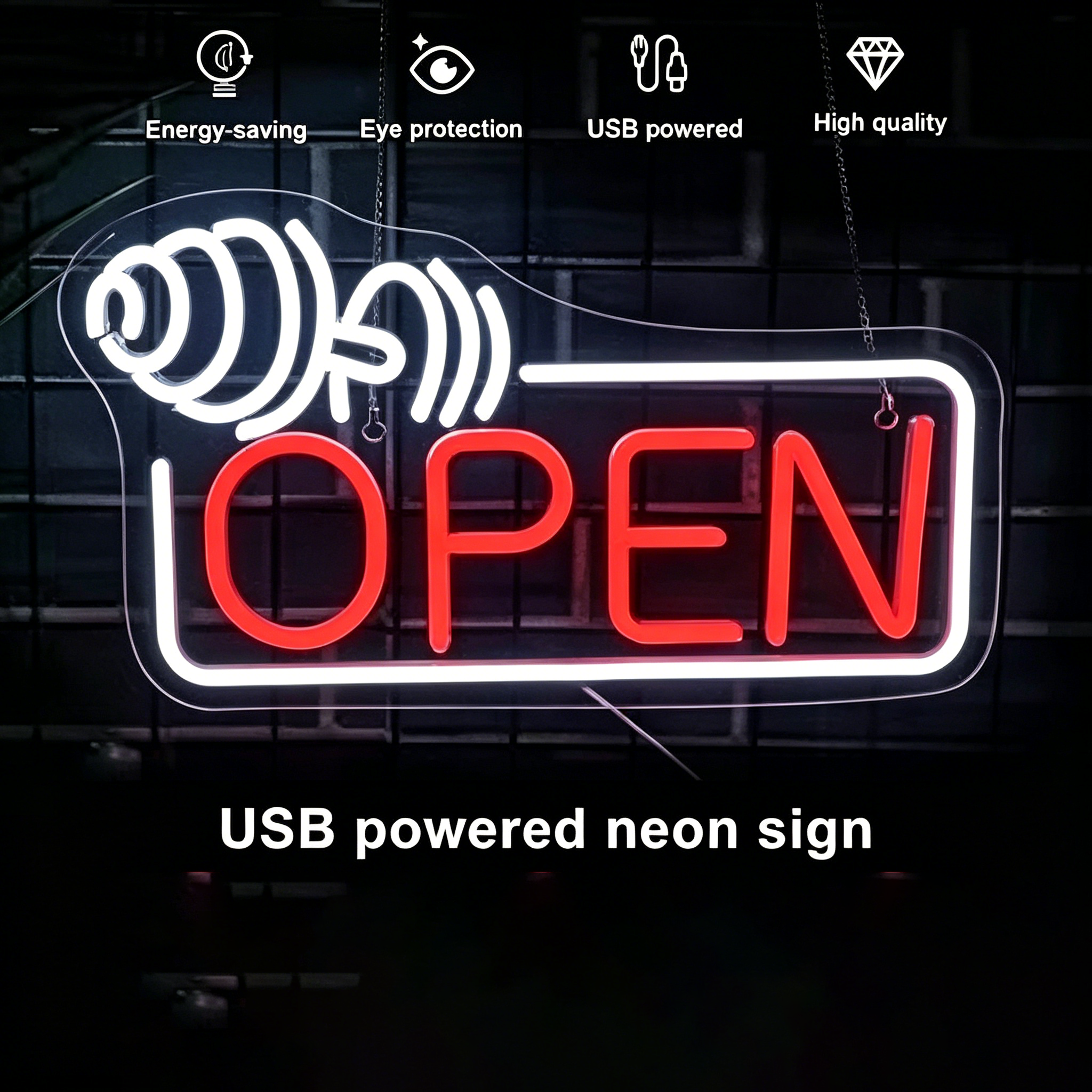 LED Neon Music Word Sign Color - Home Bar Word 评论和价格
