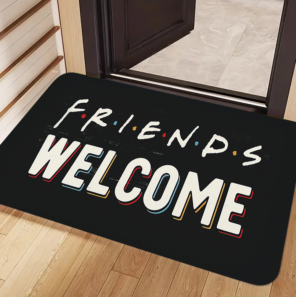 Welcome & Friends Theme Carpet - Home Bar Word 评论和价格